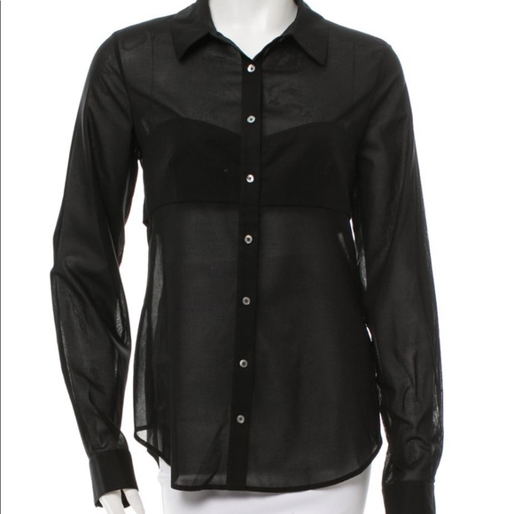 T by Alexander Wang Tops - T by Alexander Wang black button down